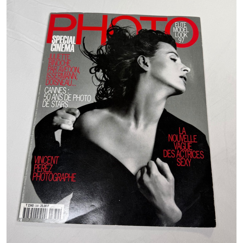 Vintage Photo Magazine No 339 May 1997 Juliette Binoche Cannes Cinema French